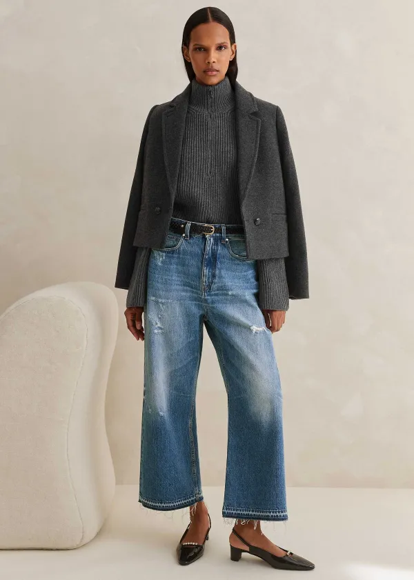 ME+EM Arrow Hand-Plaited Leather Belt | Women Belts And Jewellery