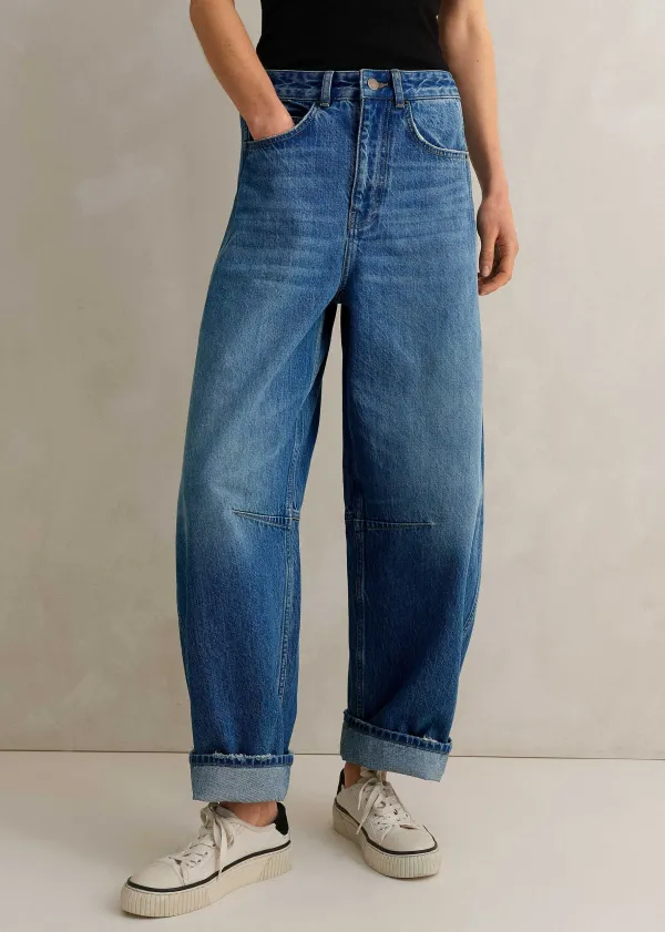 authentic_denim_extreme_tapered_jean_4.webp ME+EM Authentic Denim Extreme Tapered Jean | Women Jeans