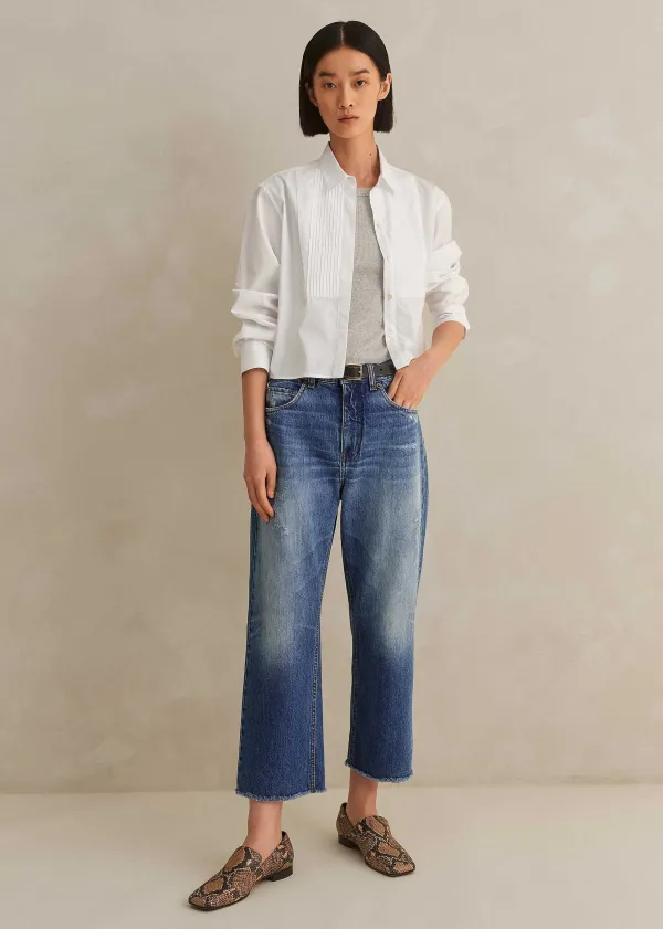authentic_distressed_relaxed_straight_jean_3.webp ME+EM Authentic Distressed Relaxed Straight Jean | Women Jeans