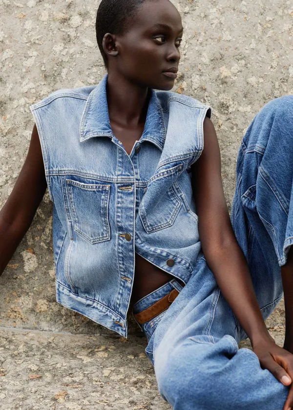 ME+EM Authentic Engineered-Leg Jean | Women Tapered Trousers