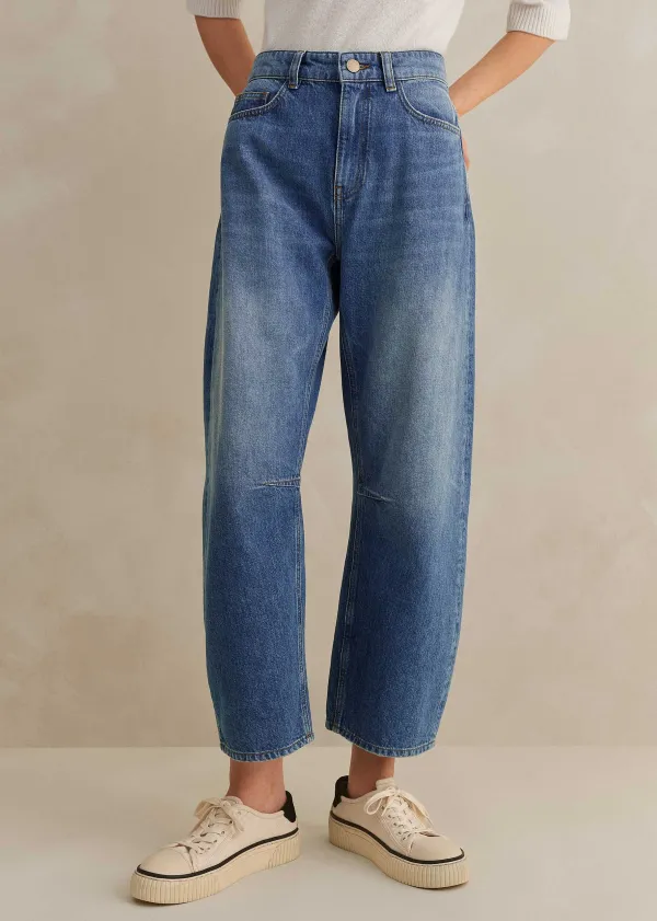 authentic_engineeredleg_jean_4.webp ME+EM Authentic Engineered-Leg Jean | Women Tapered Trousers