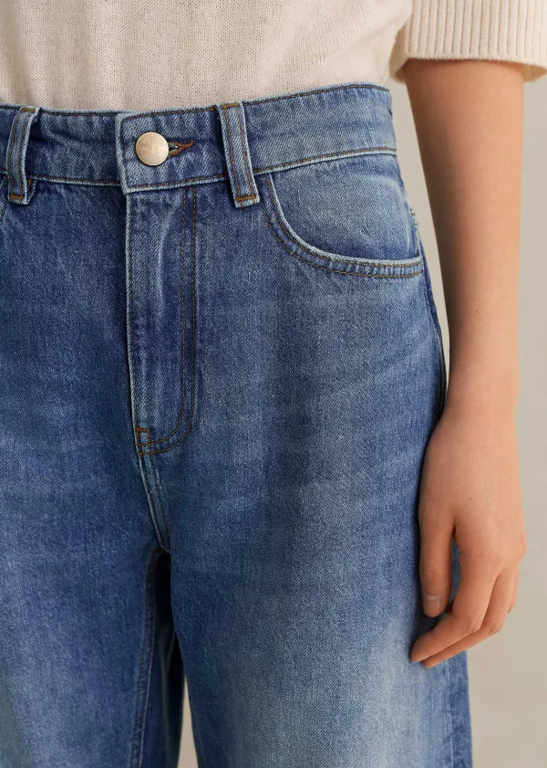 authentic_engineeredleg_jean_7.webp ME+EM Authentic Engineered-Leg Jean | Women Tapered Trousers