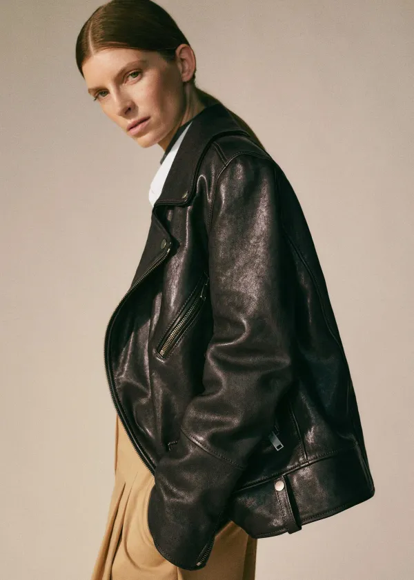 authentic_leather_biker_jacket_4.webp ME+EM Authentic Leather Biker Jacket | Women Leather Jackets
