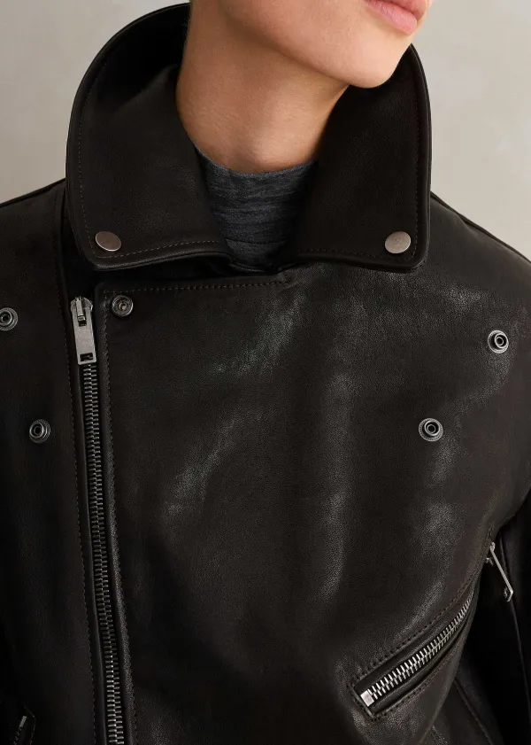 authentic_leather_biker_jacket_5.webp ME+EM Authentic Leather Biker Jacket | Women Leather Jackets