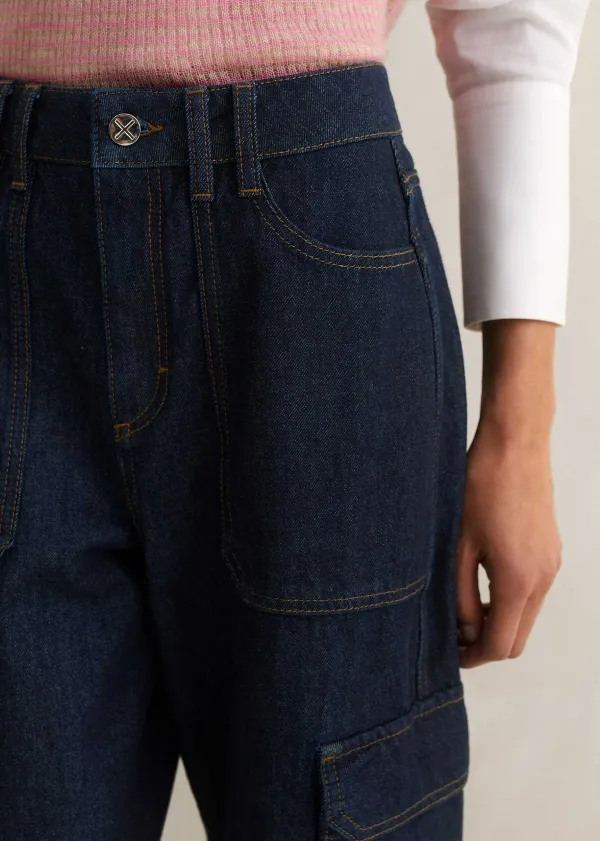 baggy_cargo_denim_trouser_3.webp ME+EM Baggy Cargo Denim Trouser | Women Cargo Trousers