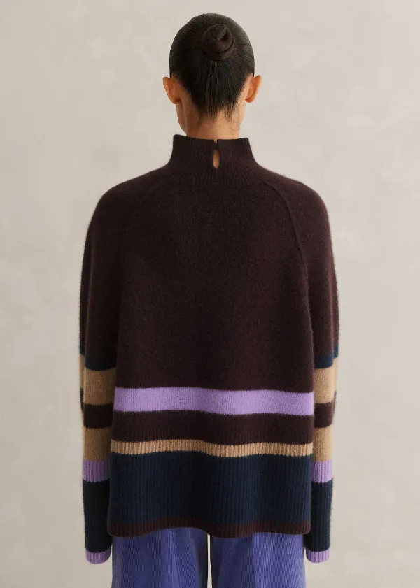boiled_cashmere_relaxed_stripe_jumper_2.webp ME+EM Boiled Cashmere Relaxed Stripe Jumper | Women Jumpers