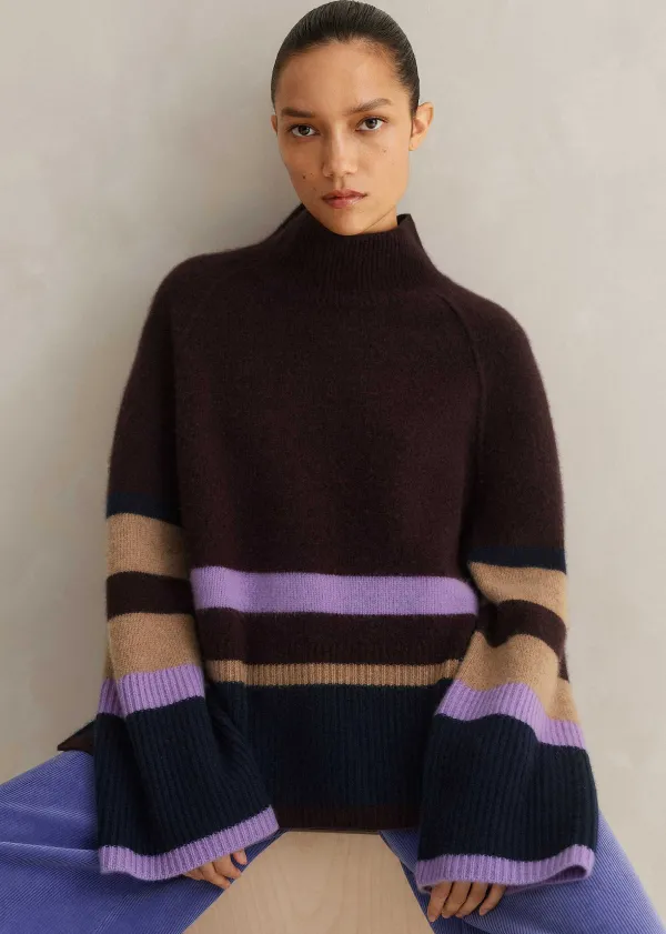 boiled_cashmere_relaxed_stripe_jumper_4.webp ME+EM Boiled Cashmere Relaxed Stripe Jumper | Women Jumpers
