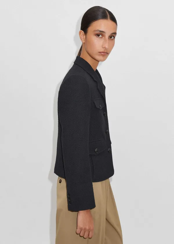 bracelet_sleeve_boucle_crop_jacket_3.webp ME+EM Bracelet Sleeve Boucle Crop Jacket | Women Crop Jackets