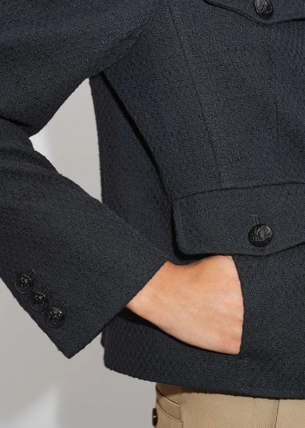 bracelet_sleeve_boucle_crop_jacket_6.webp ME+EM Bracelet Sleeve Boucle Crop Jacket | Women Crop Jackets