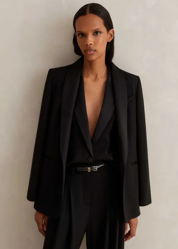 ME+EM Bracelet Sleeve Forever Tux Jacket | Women Blazers