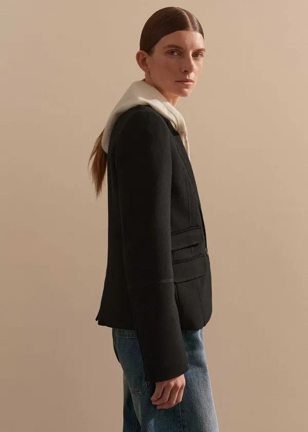 ME+EM Bracelet Sleeve Short Workwear Blazer | Women Blazers