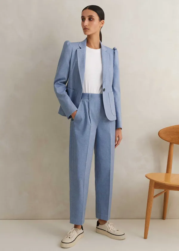 ME+EM Broderie Trim Tank Top | Women T-Shirts