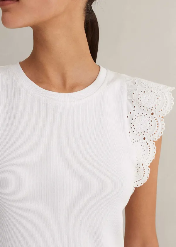 broderie_trim_tank_top_5.webp ME+EM Broderie Trim Tank Top | Women T-Shirts