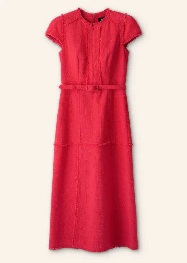 ME+EM Cap Sleeve Midi Dress | Women Midi Dresses