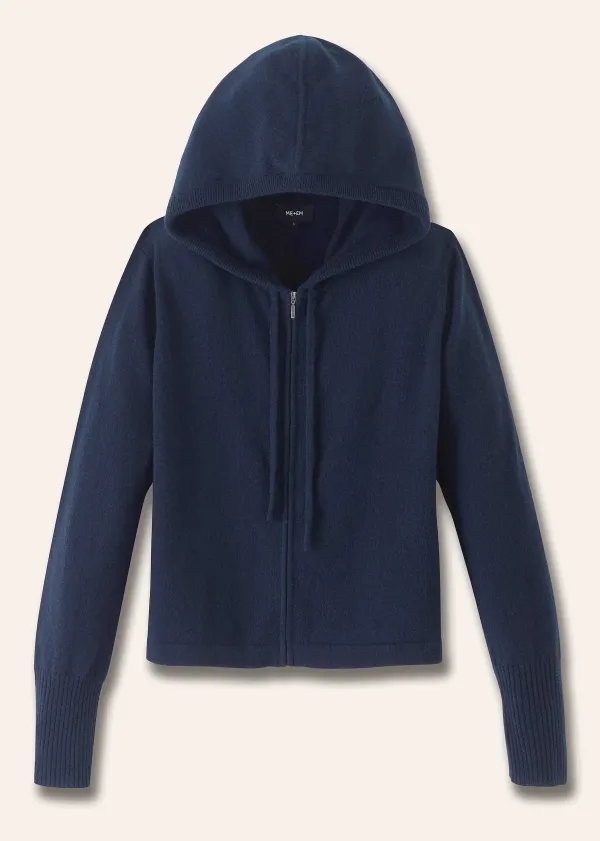 ME+EM Cashmere Relaxed Fit Box Zip Hoody | Women Cashmere