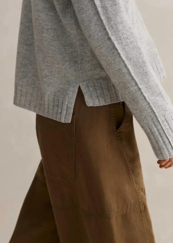 ME+EM Cashmere Relaxed V-Neck Jumper | Women Jumpers