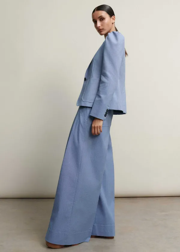 chambray_tailoring_wideleg_trouser_suit_2.webp ME+EM Chambray Tailoring Wide-Leg Trouser Suit | Women Suits And Co-Ords