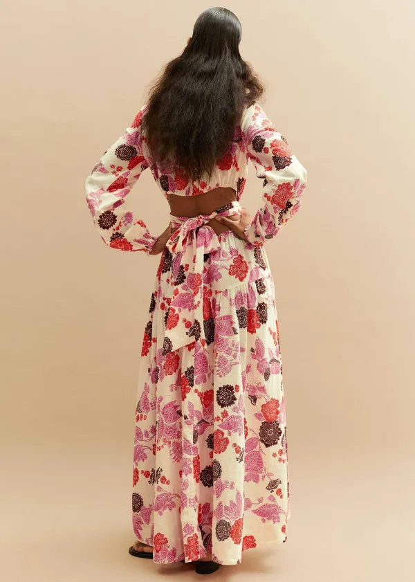 cheesecloth_bali_print_fulllength_dress_3.webp ME+EM Cheesecloth Bali Print Full-Length Dress | Women Maxi Dresses