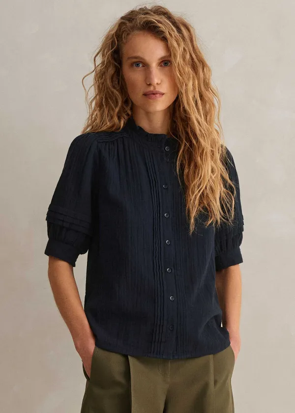 ME+EM Cheesecloth Blouse | Women Blouses