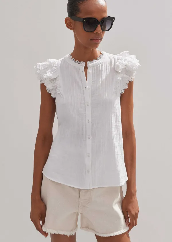 cheesecloth_ruffle_sleeveless_blouse_5.webp ME+EM Cheesecloth Ruffle Sleeveless Blouse | Women Blouses