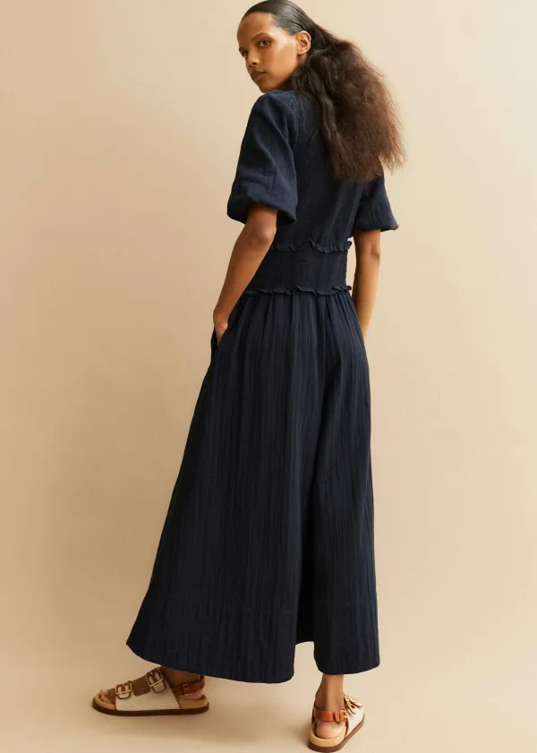 cheesecloth_shirred_maxi_shirt_dress_4-1.webp ME+EM Cheesecloth Shirred Maxi Shirt Dress | Women Maxi Dresses