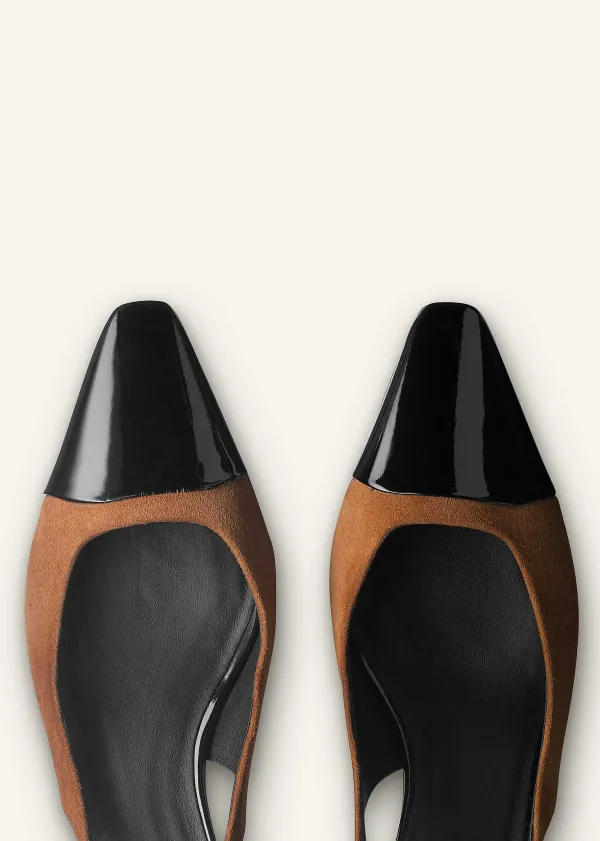 ME+EM Chisel Toe Wedge Slingback | Women Heels