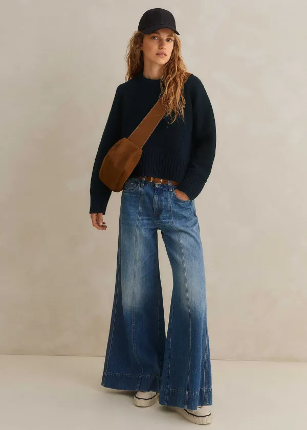 chunky_cotton_curved_hem_jumper_2-2.webp ME+EM Chunky Cotton Curved Hem Jumper | Women Jumpers