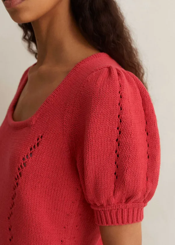 chunky_cotton_fashioned_square_neck_tee_4-1.webp ME+EM Chunky Cotton Fashioned Square Neck Tee | Women Loungewear