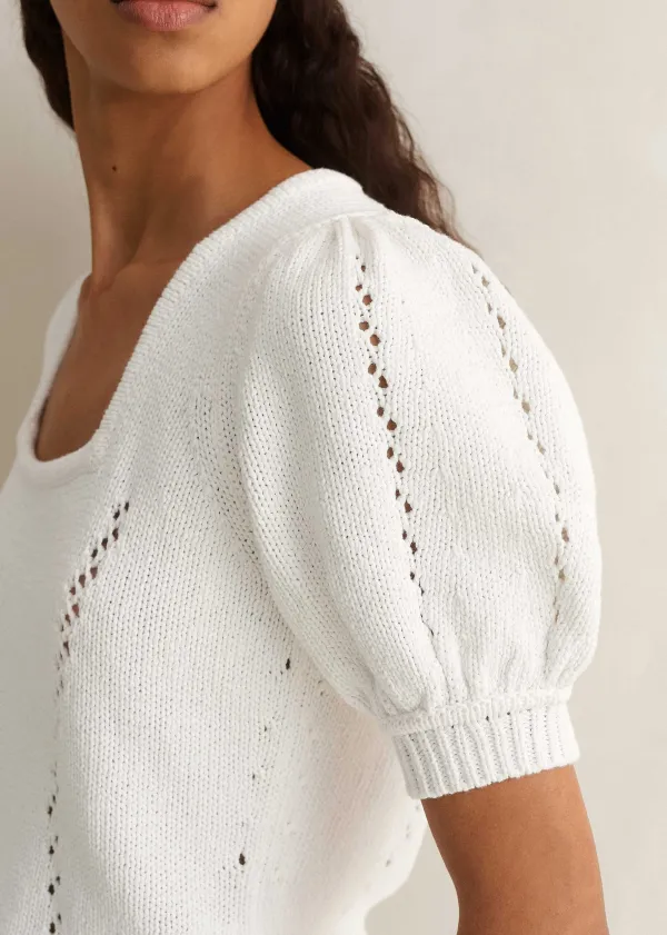 chunky_cotton_fashioned_square_neck_tee_4.webp ME+EM Chunky Cotton Fashioned Square Neck Tee | Women Loungewear