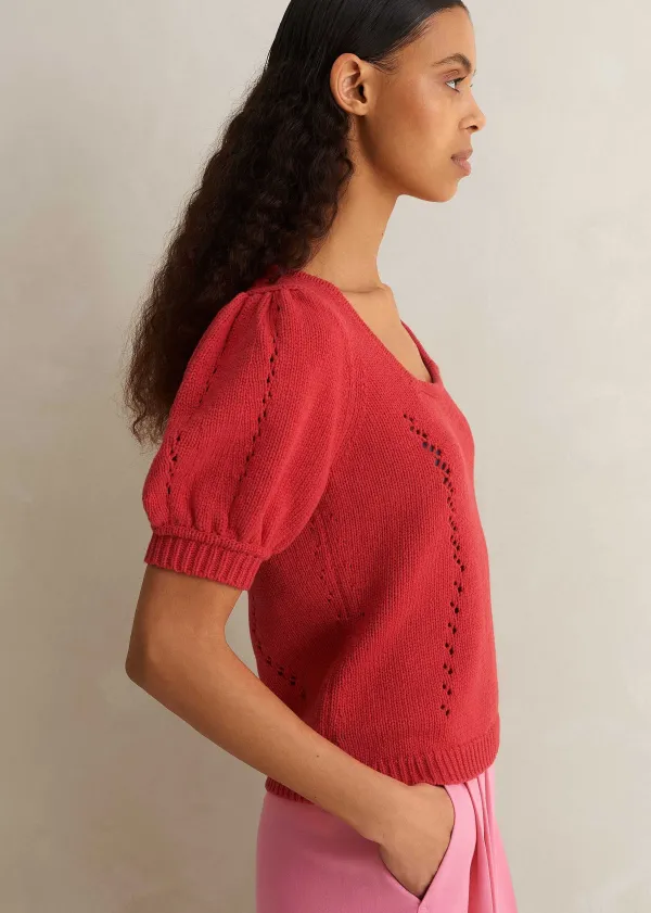 chunky_cotton_fashioned_square_neck_tee_7.webp ME+EM Chunky Cotton Fashioned Square Neck Tee | Women Loungewear