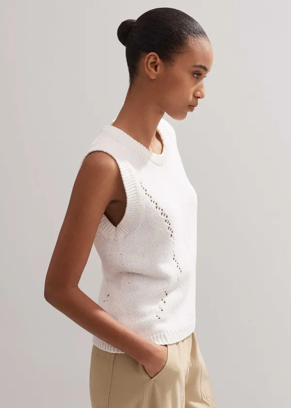 chunky_cotton_fashioned_vest_2.webp ME+EM Chunky Cotton Fashioned Vest | Women Vests