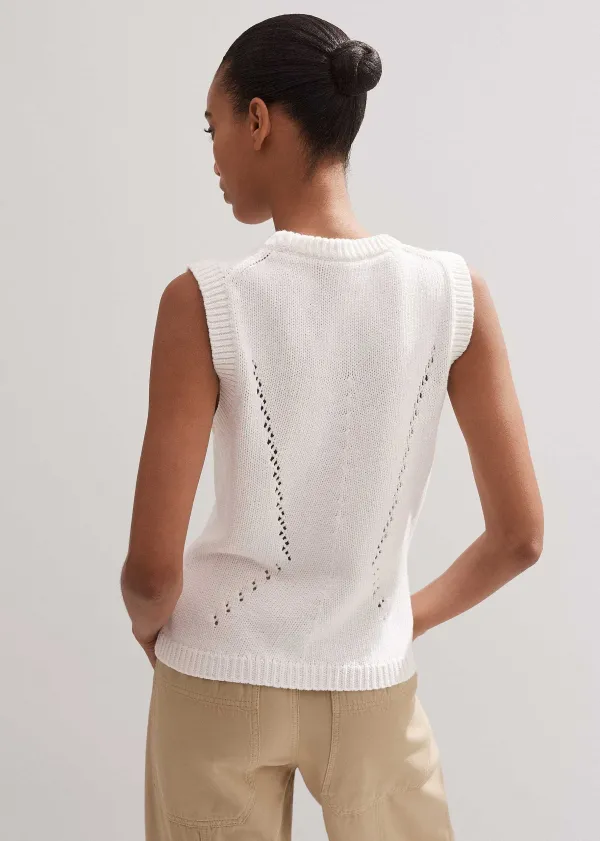 chunky_cotton_fashioned_vest_3.webp ME+EM Chunky Cotton Fashioned Vest | Women Vests