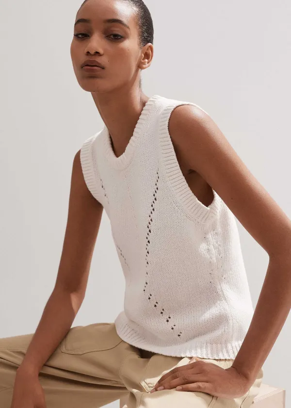 chunky_cotton_fashioned_vest_4.webp ME+EM Chunky Cotton Fashioned Vest | Women Vests