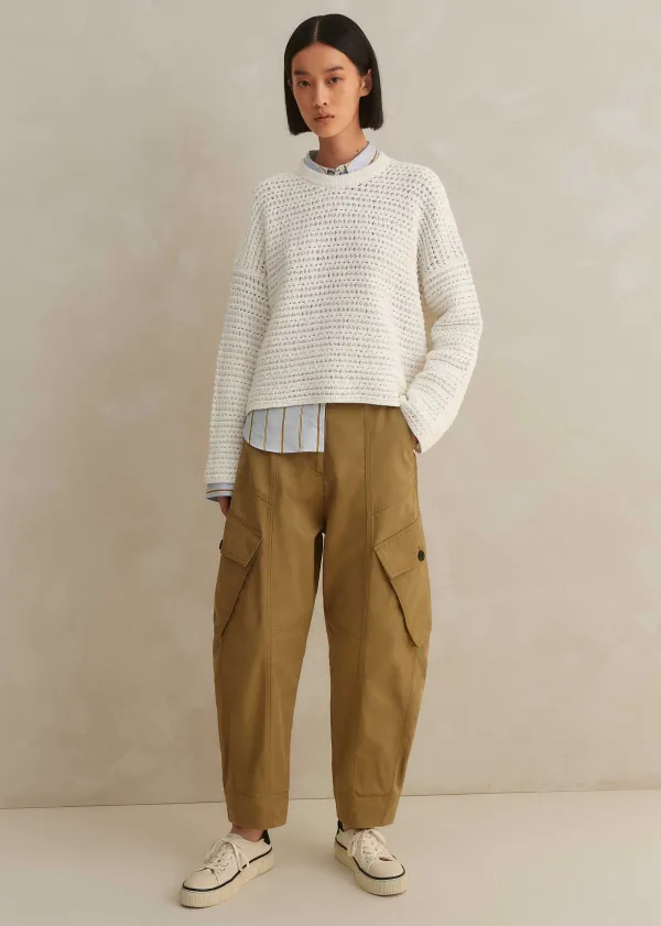 chunky_cotton_open_stitch_box_jumper_3.webp ME+EM Chunky Cotton Open Stitch Box Jumper | Women Jumpers