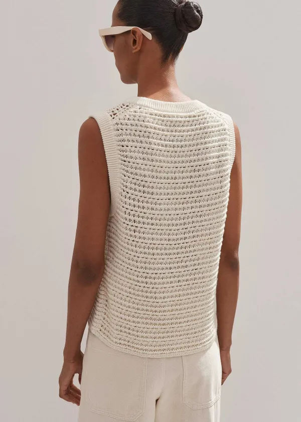 chunky_cotton_open_stitch_vest_5.webp ME+EM Chunky Cotton Open Stitch Vest | Women Vests