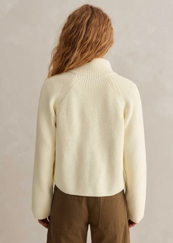 chunky_cotton_rib_zip_through_cardigan_3.webp ME+EM Chunky Cotton Rib Zip Through Cardigan | Women Cardigans