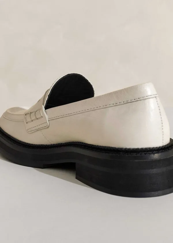 ME+EM Chunky Square Toe Loafer | Women Flat Shoes