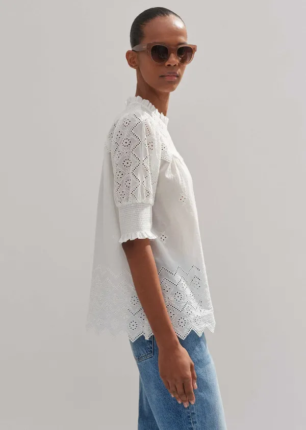 cotton_broderie_highneck_top_2-1.webp ME+EM Cotton Broderie Highneck Top | Women Beach & Summer Tops
