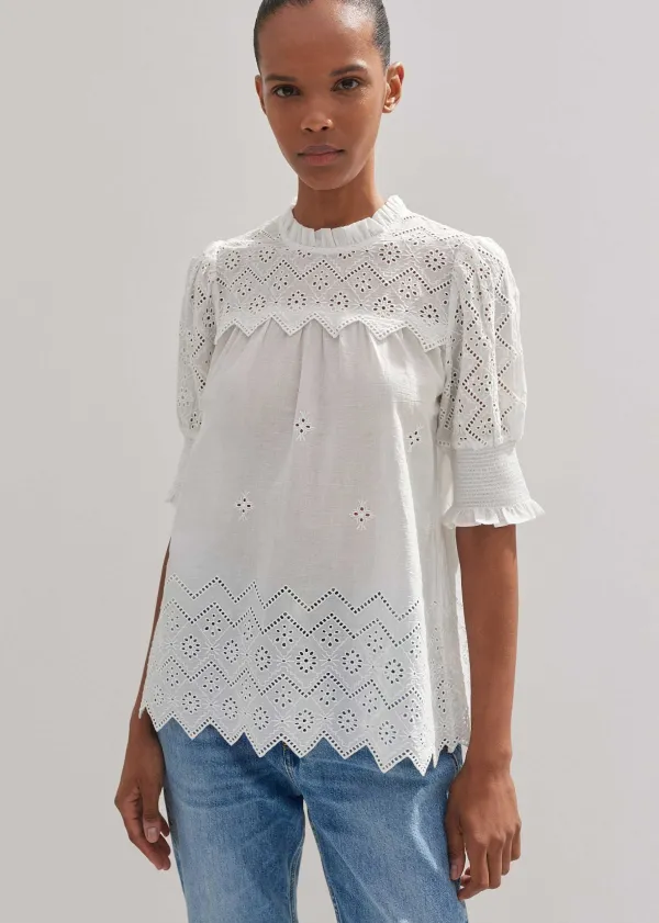 cotton_broderie_highneck_top_4-1.webp ME+EM Cotton Broderie Highneck Top | Women Beach & Summer Tops