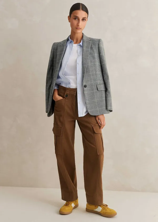 ME+EM Cotton Cargo Trouser | Women Cargo Trousers