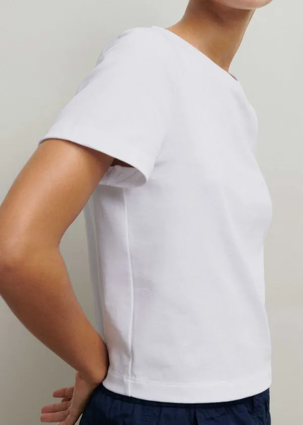 cotton_crop_tee_5.webp ME+EM Cotton Crop Tee | Women T-Shirts