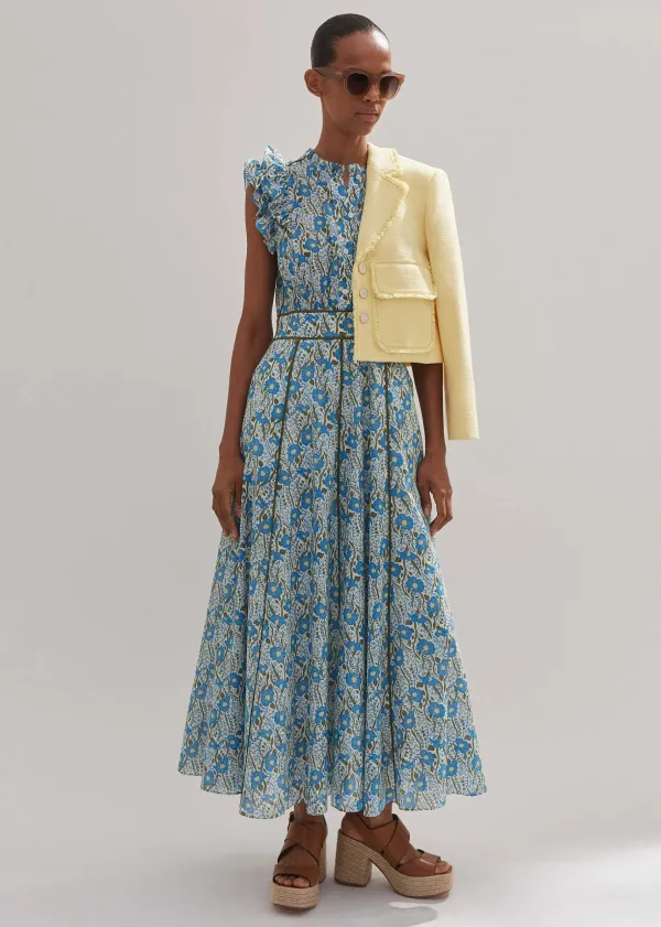 ME+EM Cotton English Garden Print Maxi Dress | Women Maxi Dresses