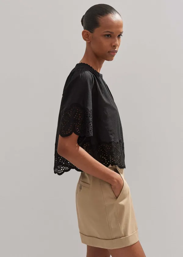 cotton_lace_flower_broderie_blouse_3.webp ME+EM Cotton Lace Flower Broderie Blouse | Women Blouses