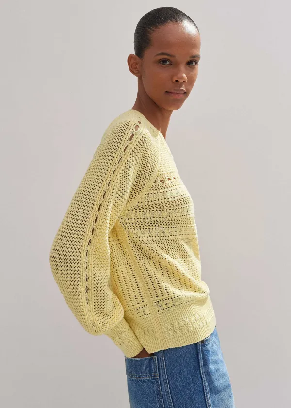 cotton_lace_stitch_raglan_sleeve_jumper_2-1.webp ME+EM Cotton Lace Stitch Raglan Sleeve Jumper | Women Jumpers