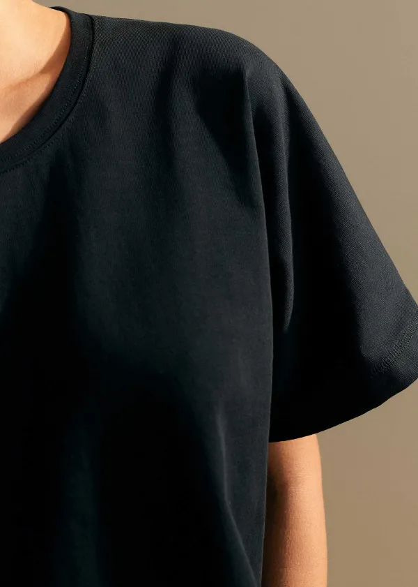 cotton_oversized_crop_tee_4-1.webp ME+EM Cotton Oversized Crop Tee | Women T-Shirts