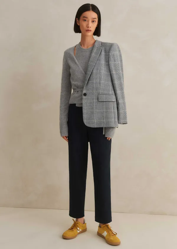 ME+EM Cotton Pull On Chino | Women Slim Trousers