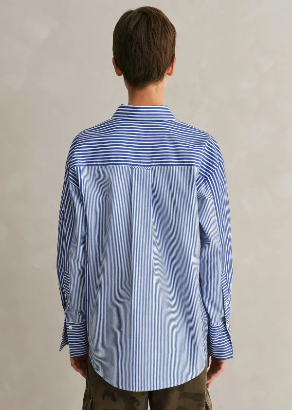 cotton_stripe_oversized_shirt_3.webp ME+EM Cotton Stripe Oversized Shirt | Women Shirts