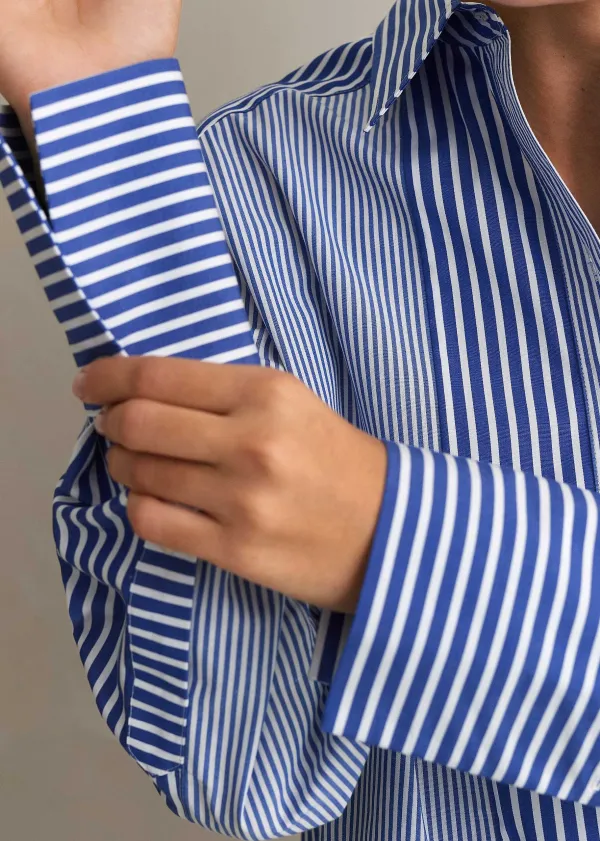 cotton_stripe_oversized_shirt_4.webp ME+EM Cotton Stripe Oversized Shirt | Women Shirts