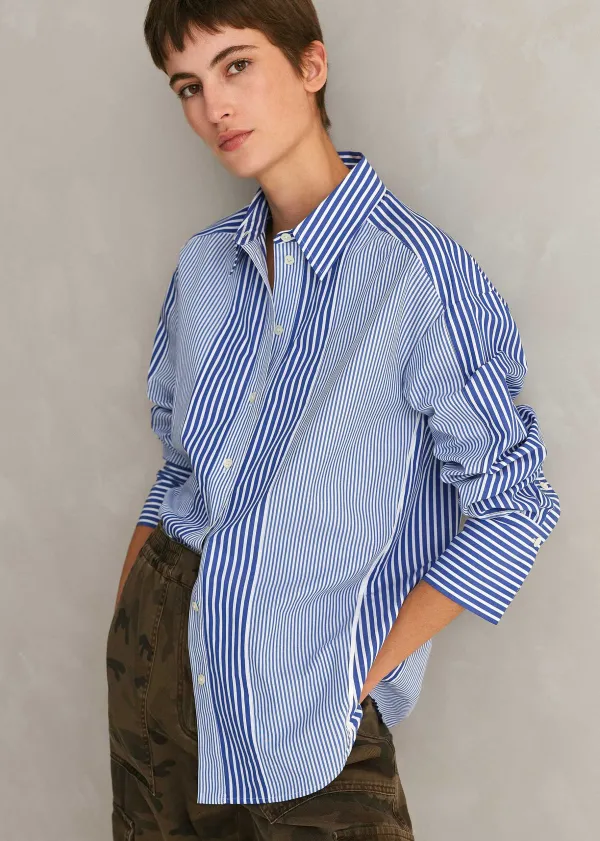 cotton_stripe_oversized_shirt_5.webp ME+EM Cotton Stripe Oversized Shirt | Women Shirts