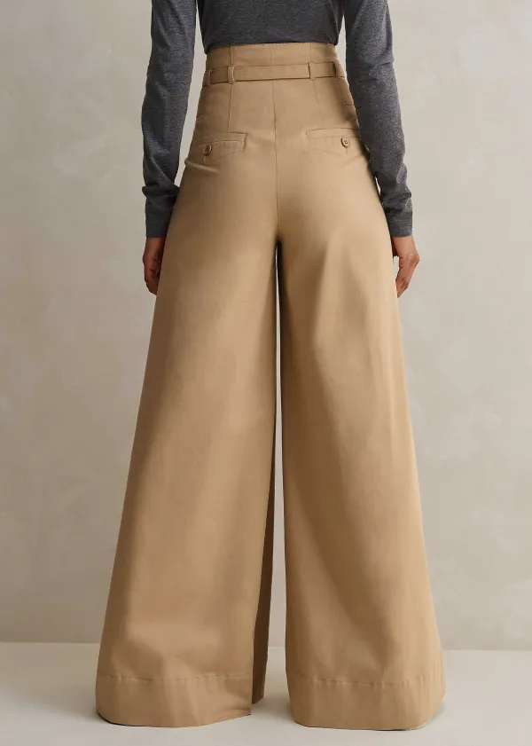 cotton_super_highwaisted_trouser__belt_3.webp ME+EM Cotton Super High-Waisted Trouser + Belt | Women Wide-Leg Trousers